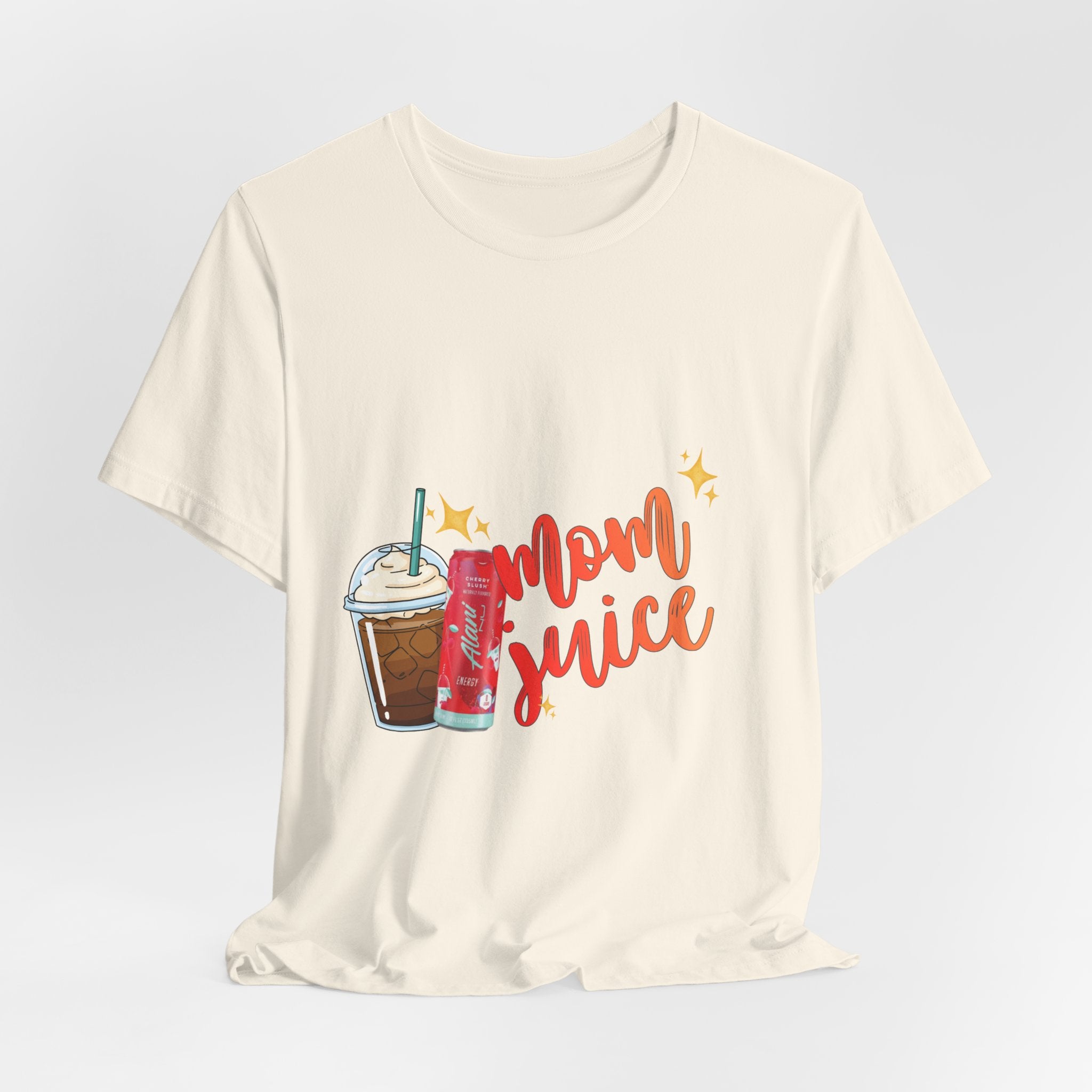 Mom Juice T‑Shirt – Funny Coffee & Soda Graphic Tee for Moms