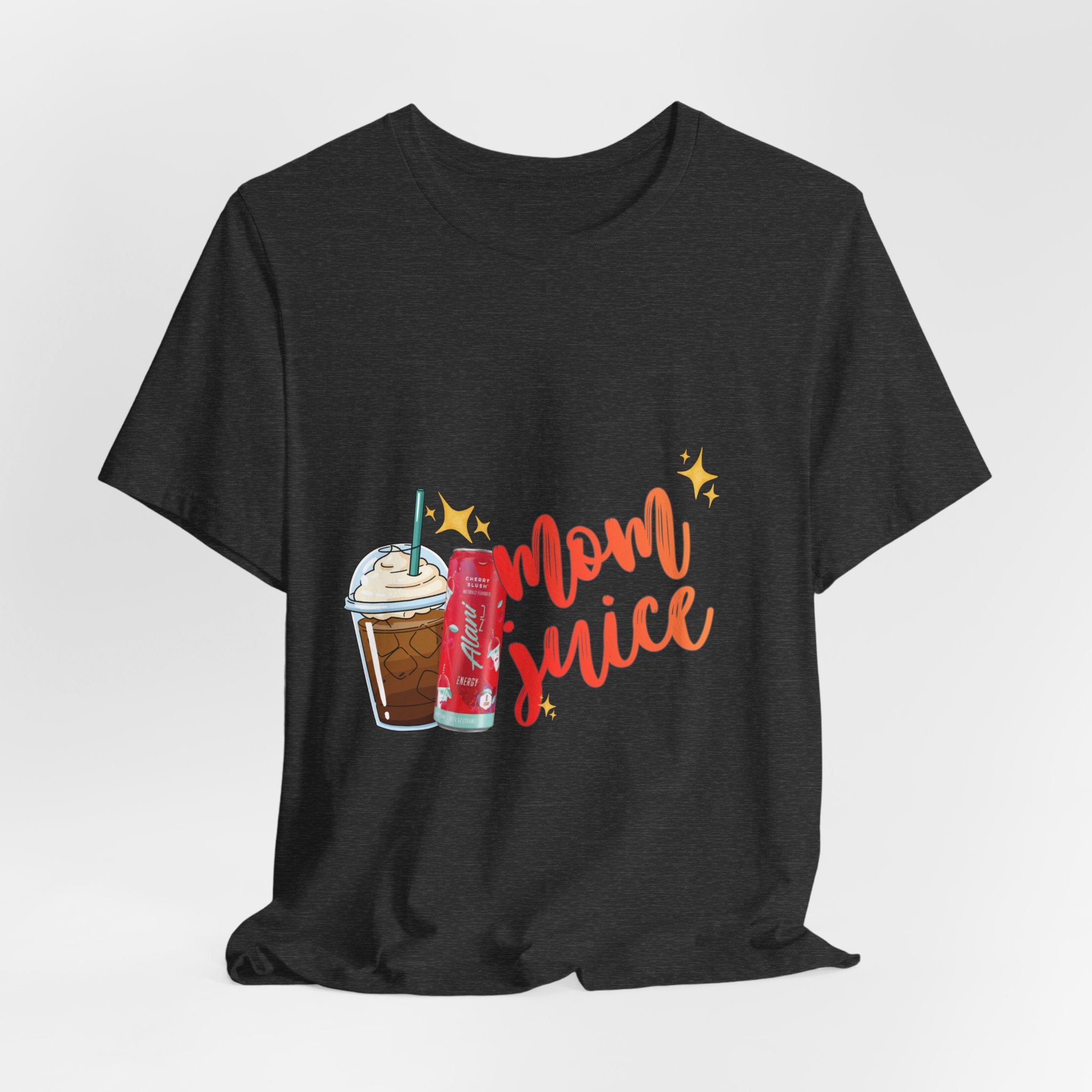 Mom Juice T‑Shirt – Funny Coffee & Soda Graphic Tee for Moms