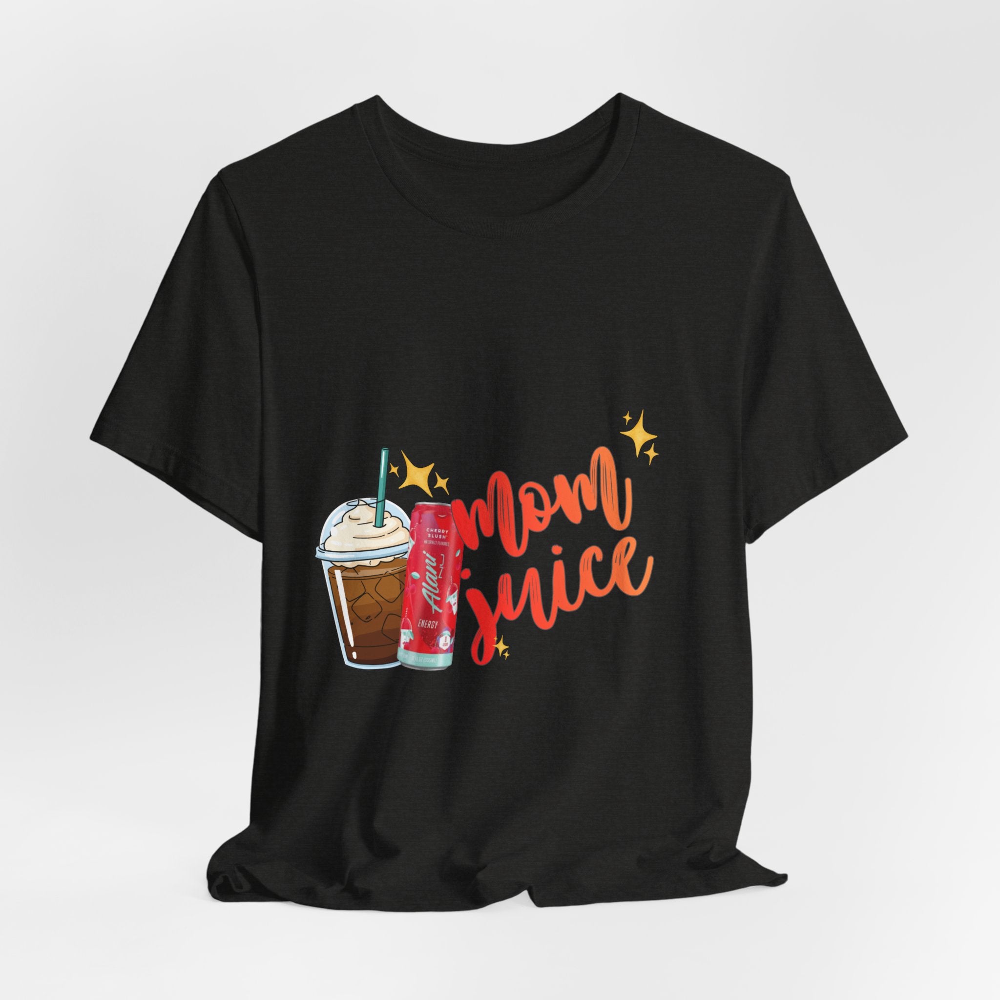 Mom Juice T‑Shirt – Funny Coffee & Soda Graphic Tee for Moms