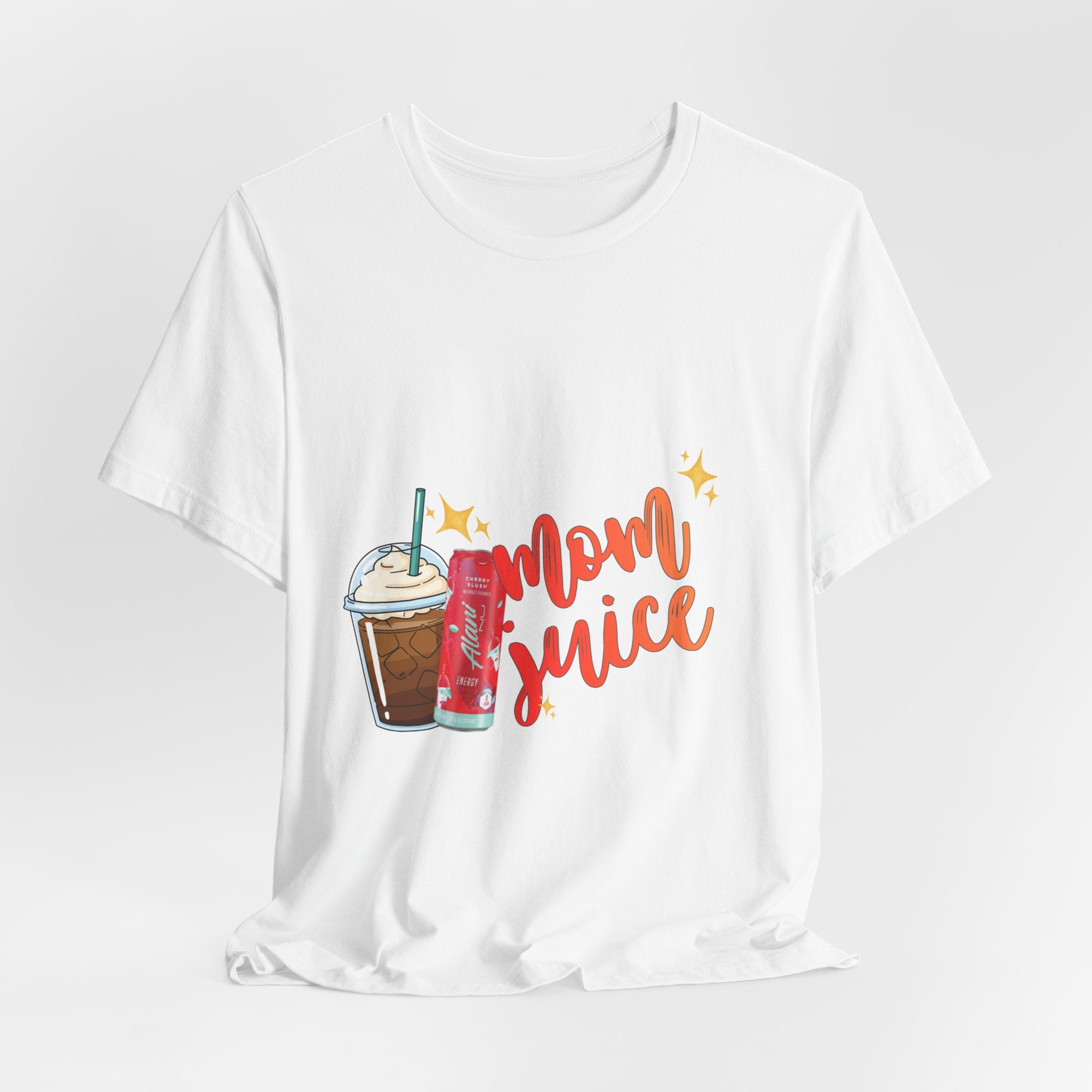 Mom Juice T‑Shirt – Funny Coffee & Soda Graphic Tee for Moms