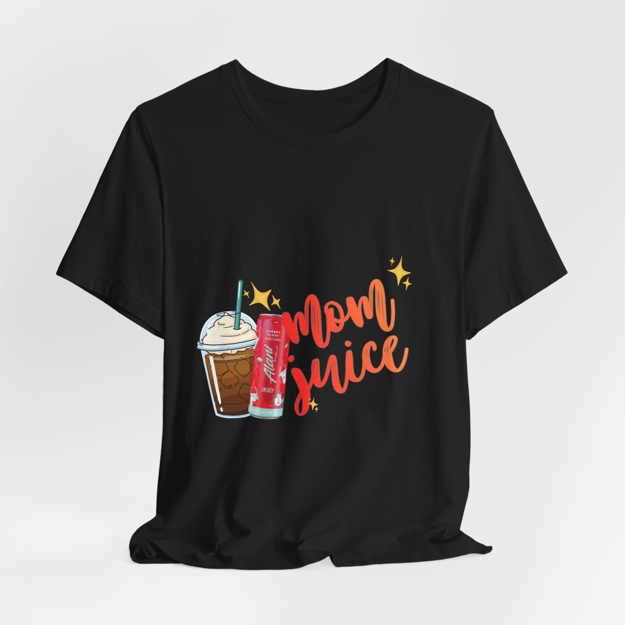 Mom Juice T‑Shirt – Funny Coffee & Soda Graphic Tee for Moms